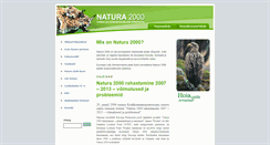 Desktop Screenshot of natura2000.envir.ee